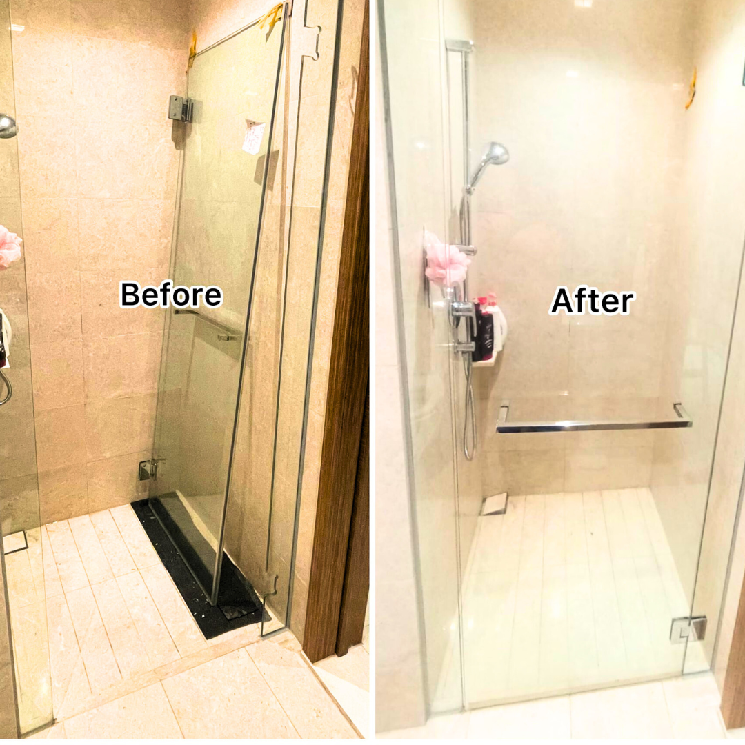Bathroom Glass Door Repair Service in Singapore | Tasfia Engineering & Construction Pte Ltd